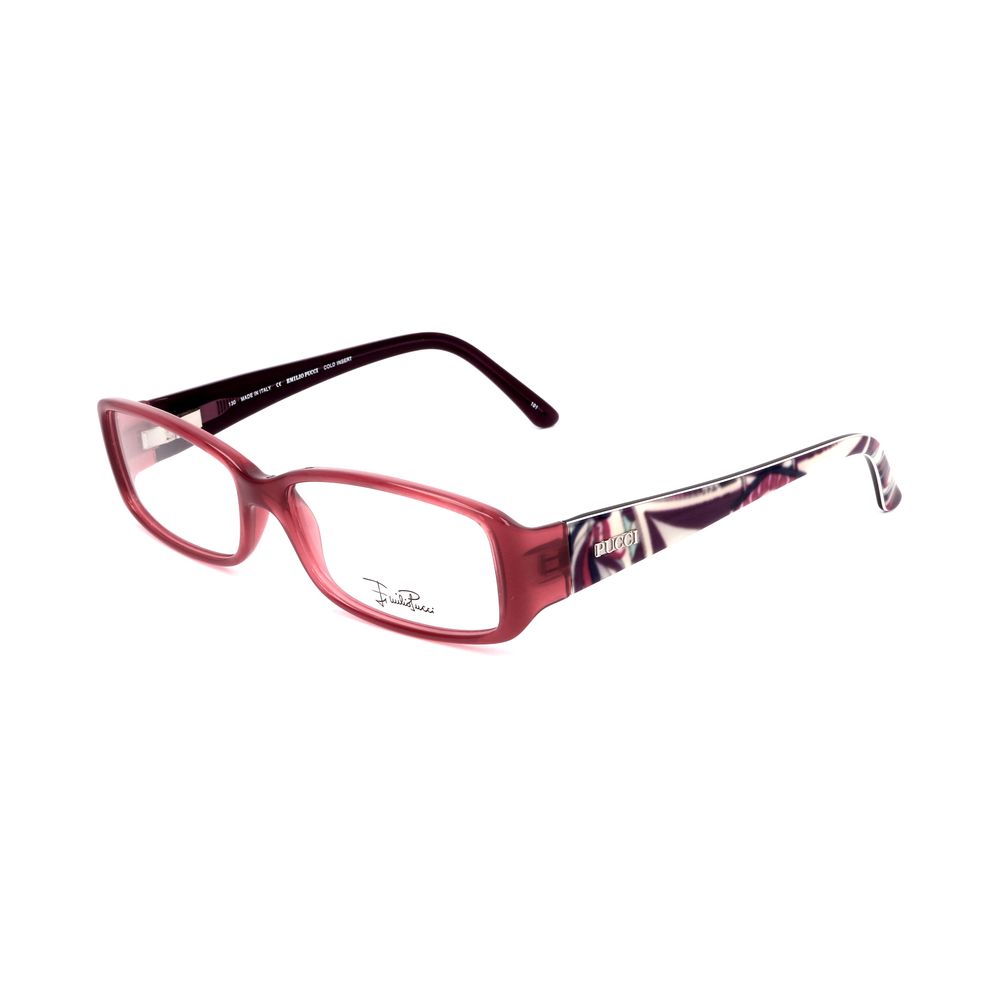 Emilio Pucci montature in plastica rosa