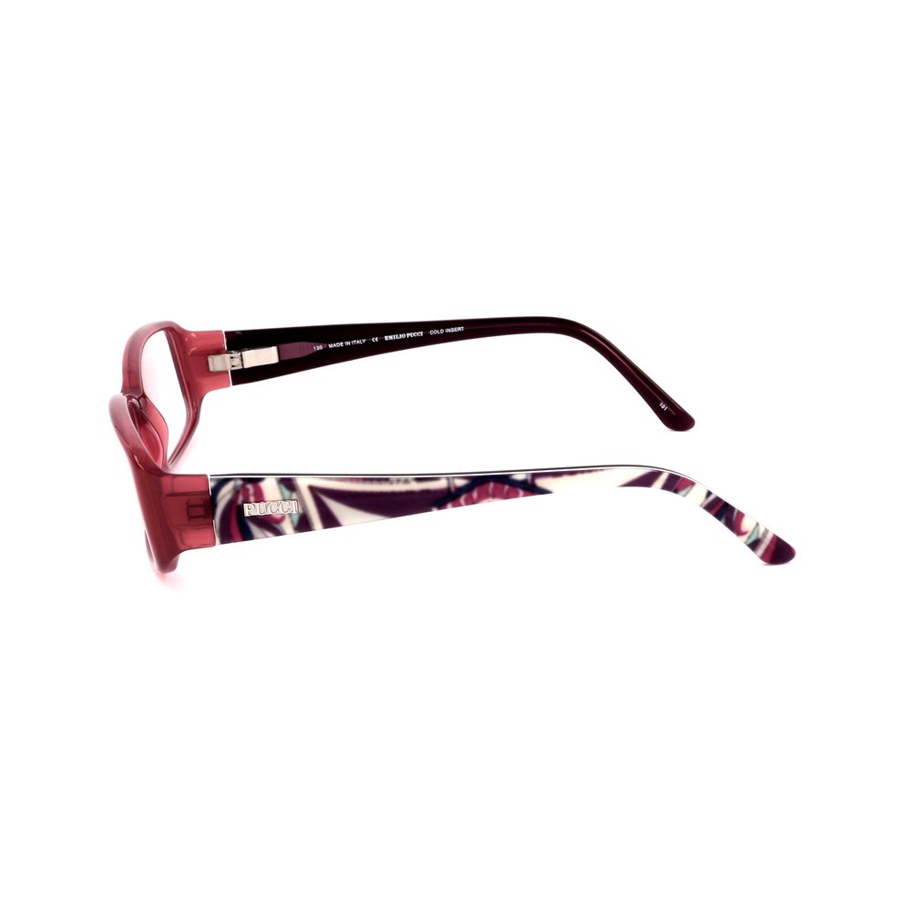 Emilio Pucci montature in plastica rosa