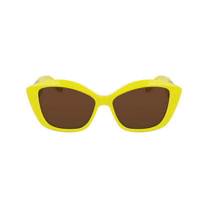 Karl Lagerfeld Yellow Injected Sunglasses