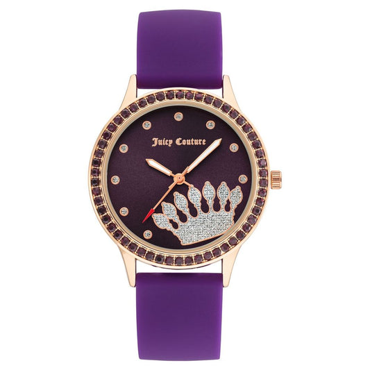 Orologio Juicy Couture in silicone viola