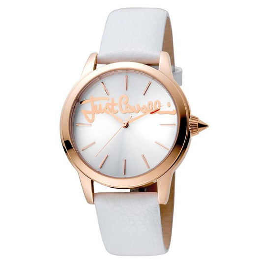 Orologio Just Cavalli in pelle bianca