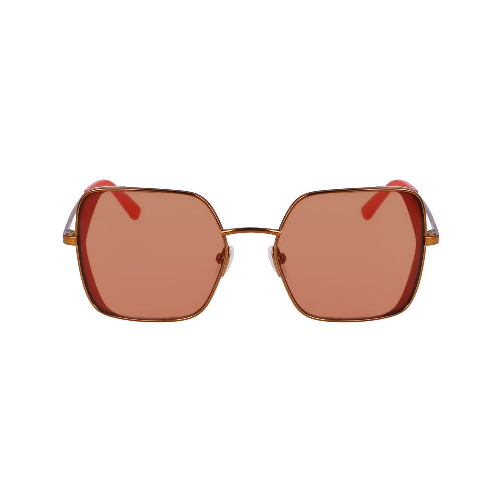 Karl Lagerfeld Orange Metal Sunglasses