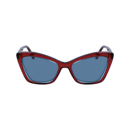 Karl Lagerfeld Red Acetate Sunglasses