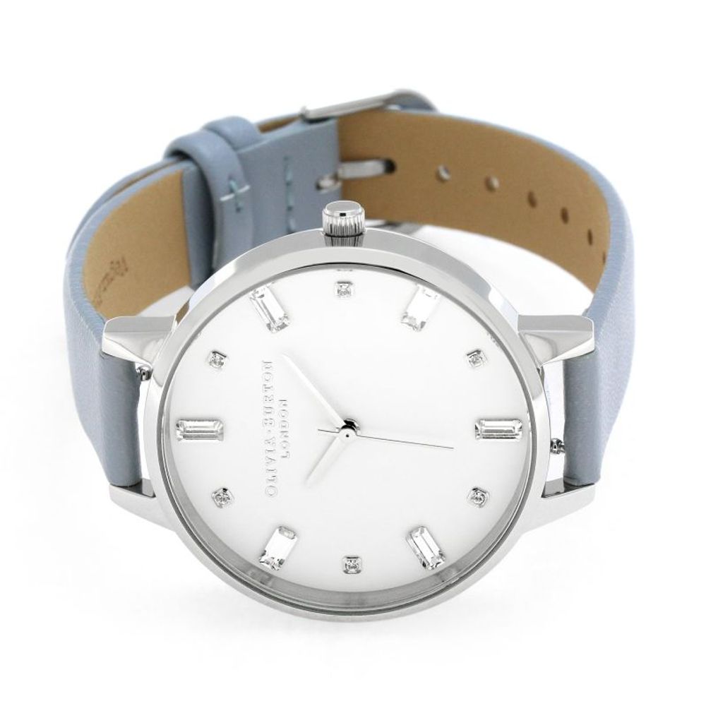Orologio Olivia Burton in pelle sintetica blu