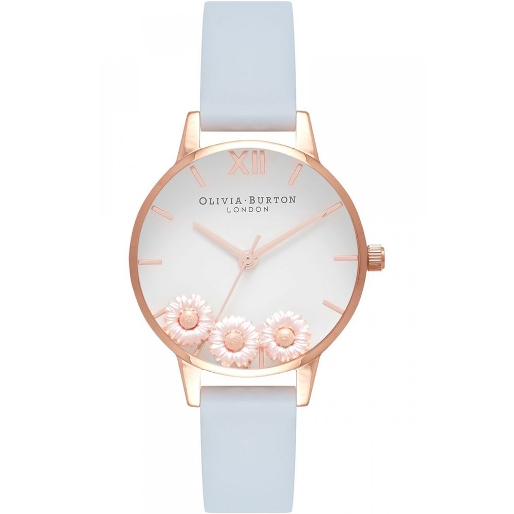 Orologio Olivia Burton in pelle sintetica blu