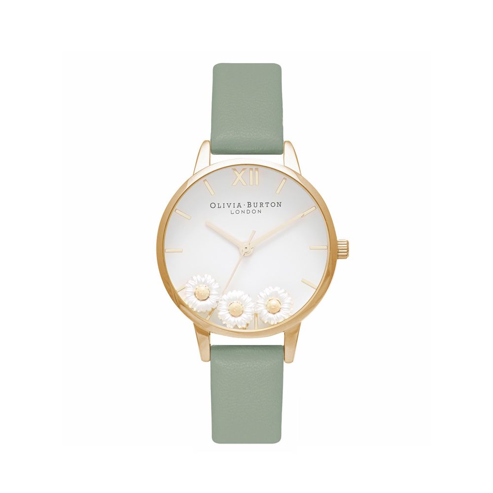 Orologio Olivia Burton in pelle sintetica verde
