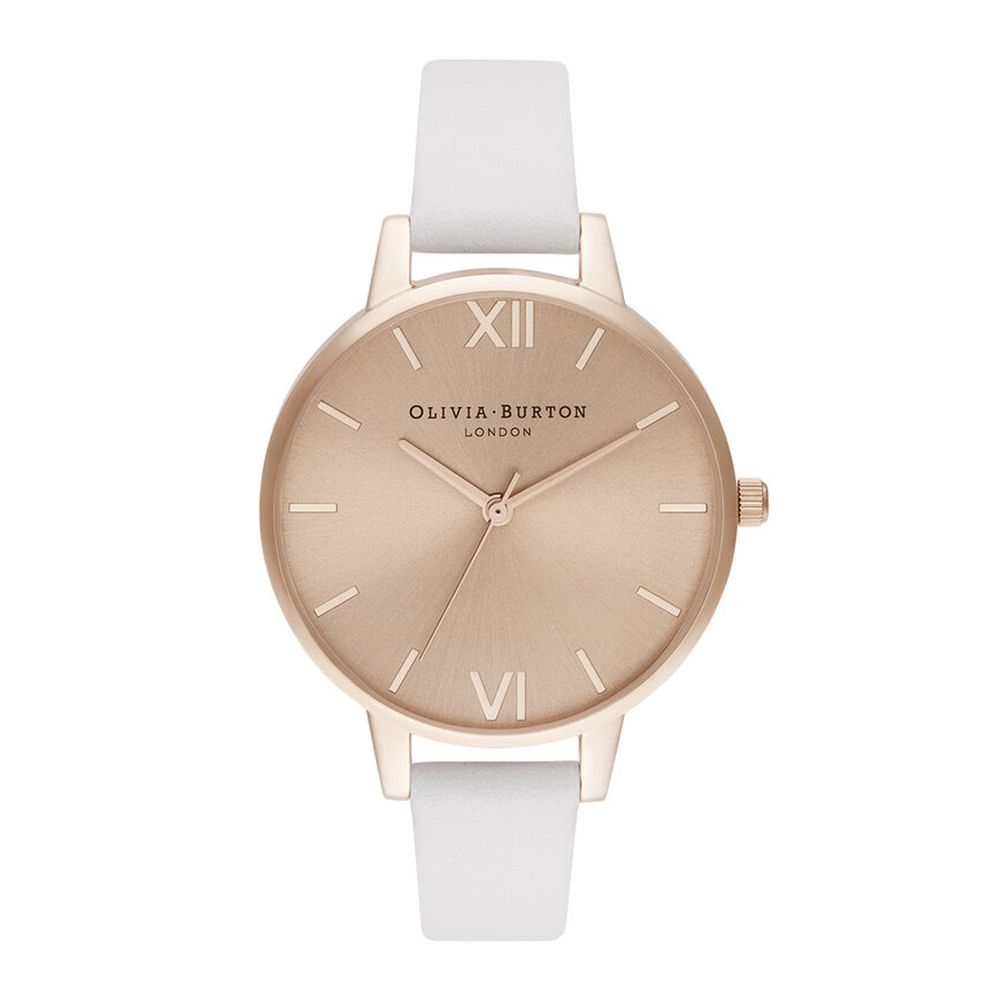 Orologio Olivia Burton in pelle sintetica bianca