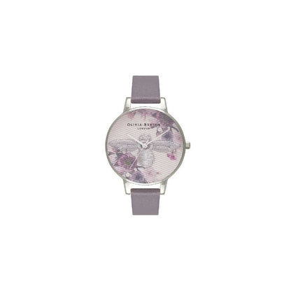 Orologio Olivia Burton in pelle sintetica grigia