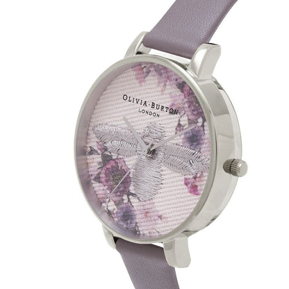 Orologio Olivia Burton in pelle sintetica grigia