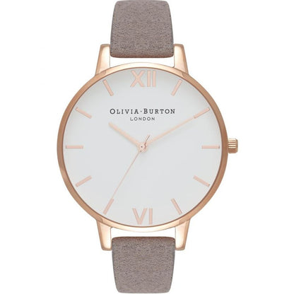 Orologio Olivia Burton in pelle sintetica grigia