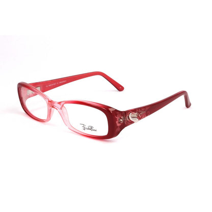 Montature in plastica rossa Emilio Pucci