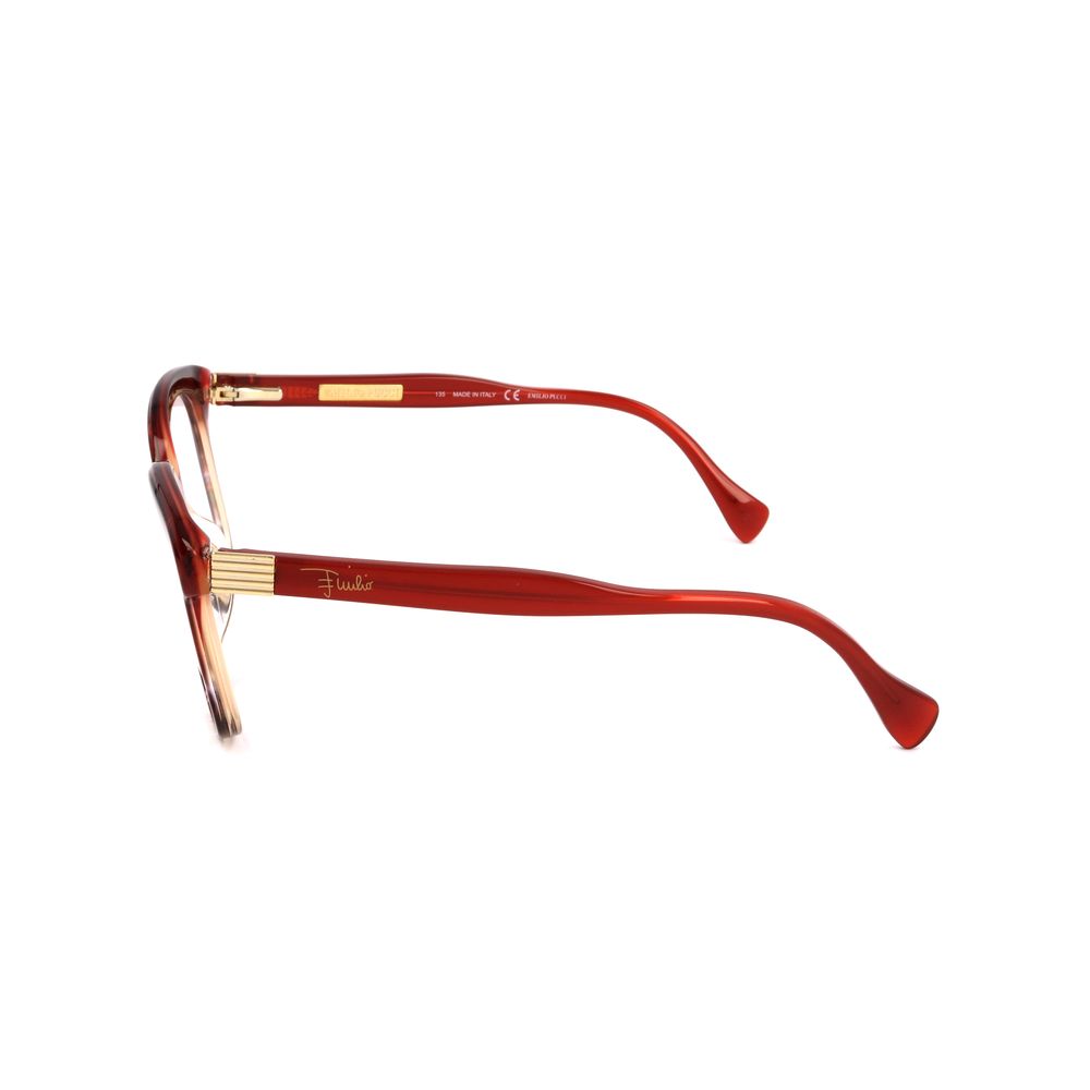 Montature in plastica rossa Emilio Pucci
