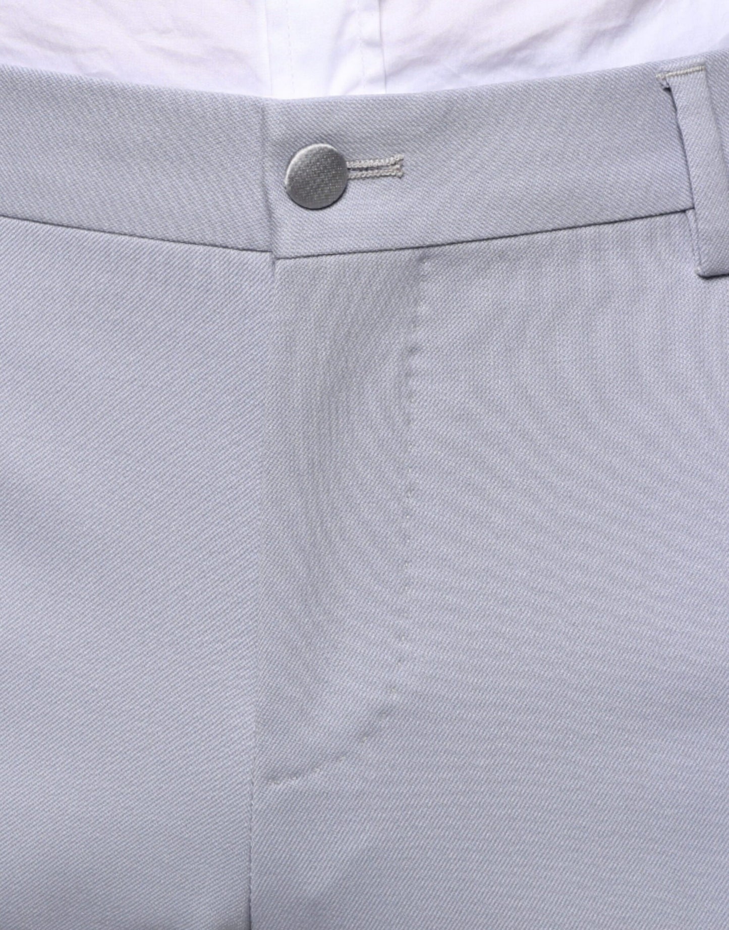 Pantaloni eleganti in lana grigio chiaro Dolce &amp; Gabbana