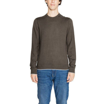 T-shirt in cotone verde Armani Exchange