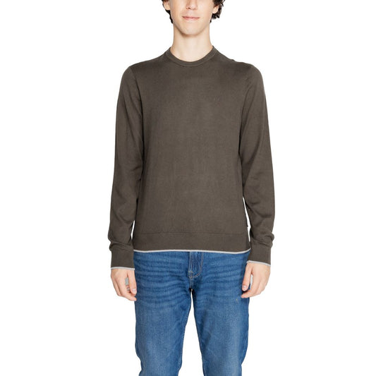 T-shirt in cotone verde Armani Exchange