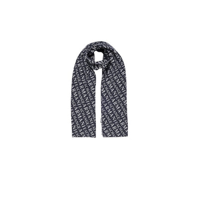 Sciarpa in poliammide blu Armani Exchange