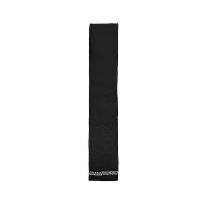 Sciarpa in poliammide nera Armani Exchange