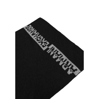 Sciarpa in poliammide nera Armani Exchange