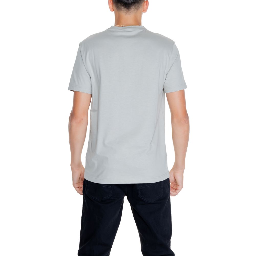 T-shirt in cotone grigio Calvin Klein