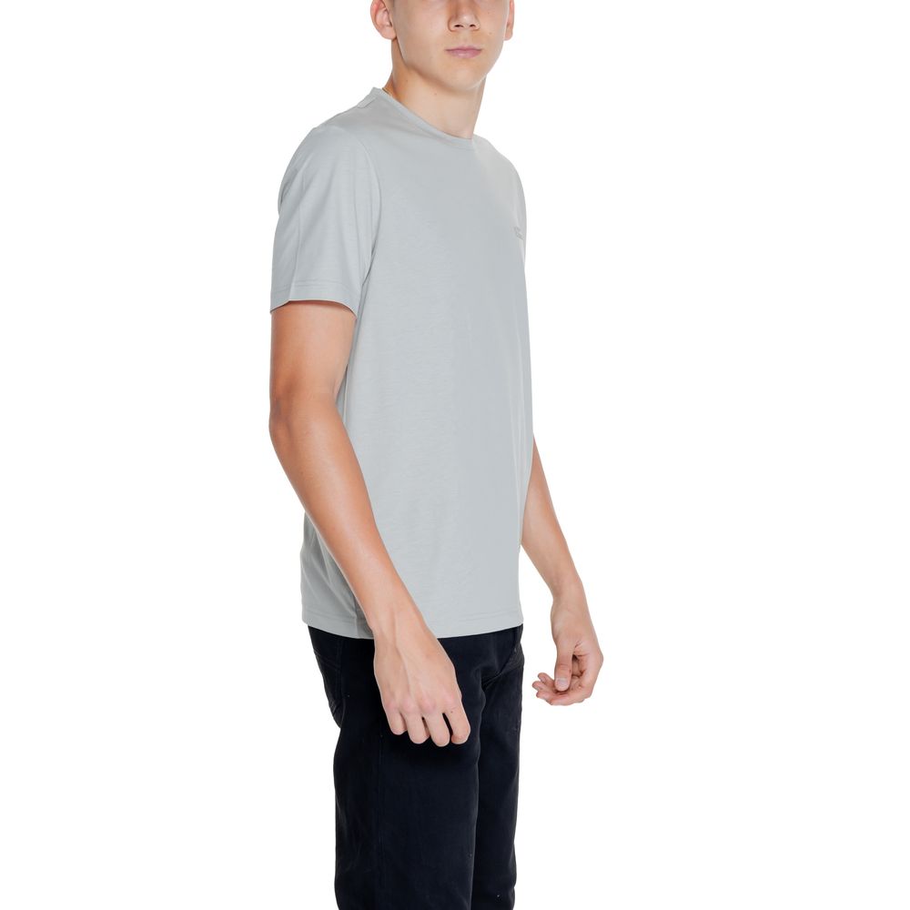 T-shirt in cotone grigio Calvin Klein