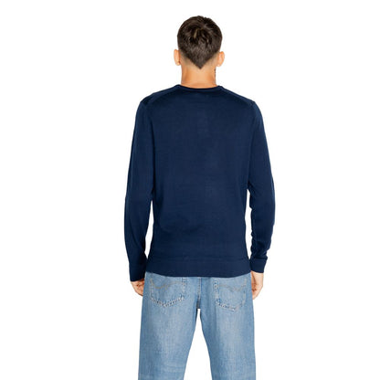 Calvin Klein Blue Wool Wool T-Shirt