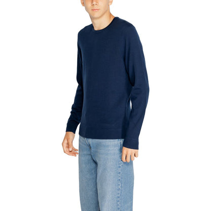 Calvin Klein Blue Wool Wool T-Shirt