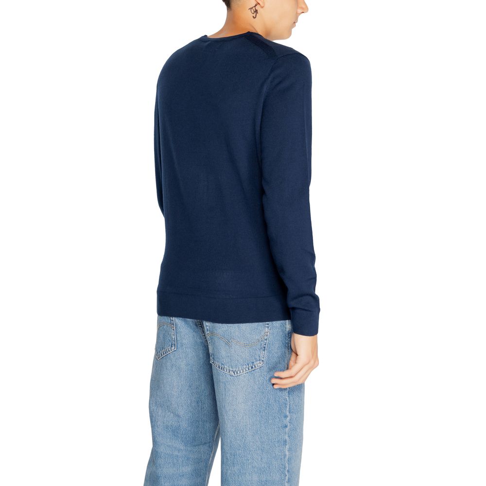 Calvin Klein Blue Wool Wool T-Shirt