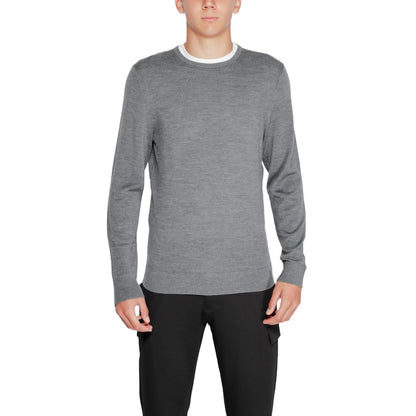 Calvin Klein Gray Wool Wool T-Shirt