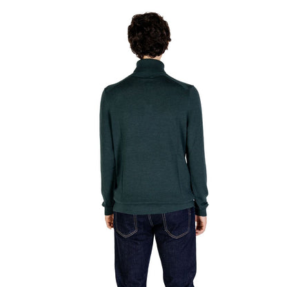 Maglione in lana verde Calvin Klein