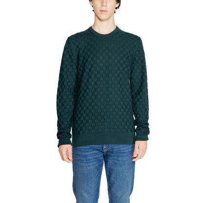 T-shirt in cotone verde Calvin Klein