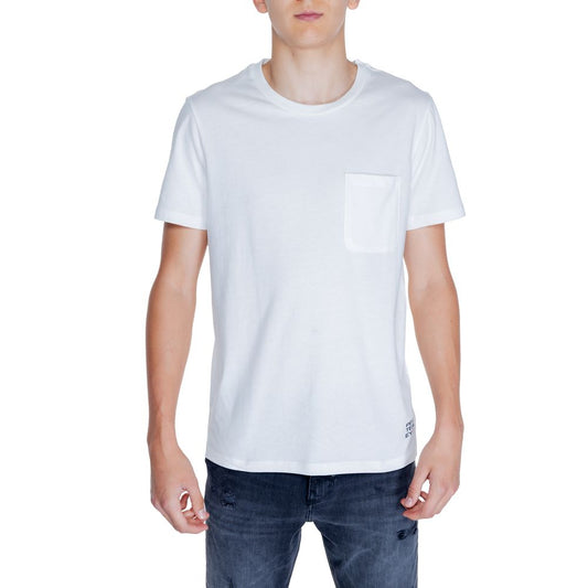 T-shirt in cotone bianco Peuterey