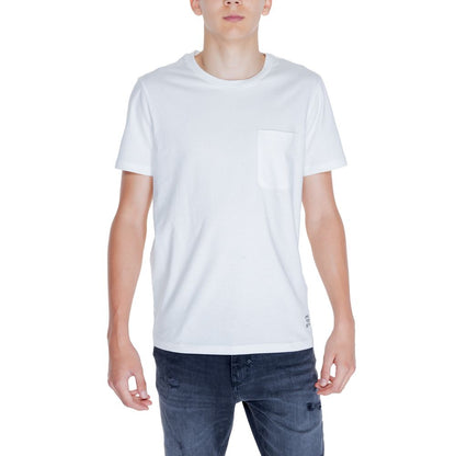 T-shirt in cotone bianco Peuterey