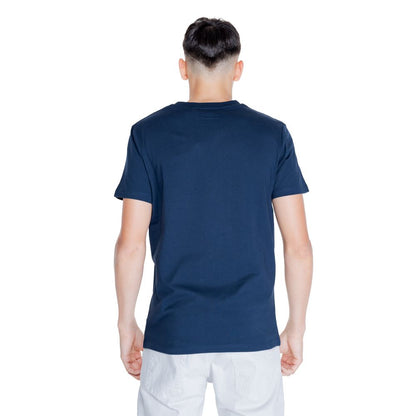 T-shirt in cotone blu Peuterey