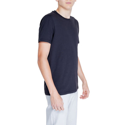 T-shirt in cotone nero Peuterey