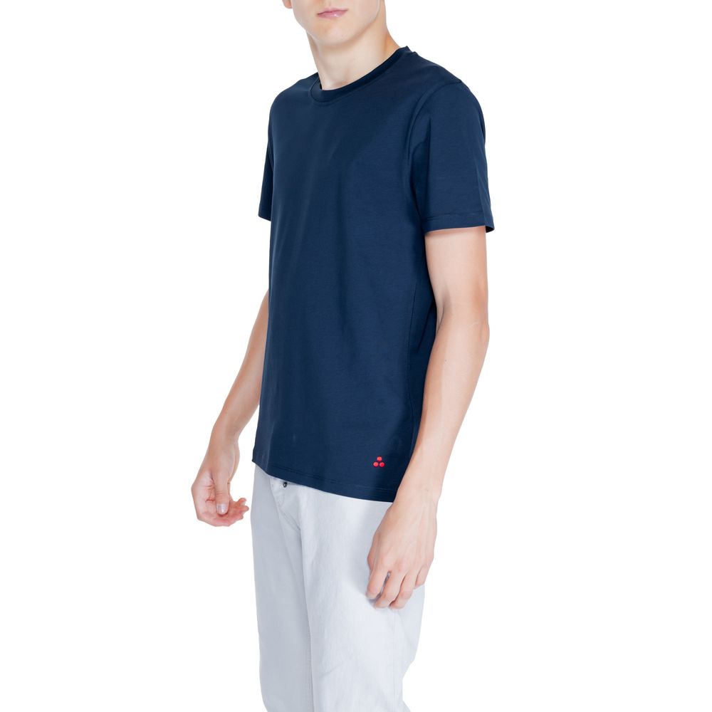 T-shirt in cotone blu Peuterey