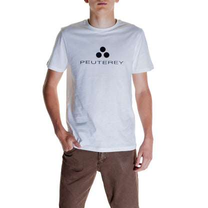 T-shirt in cotone bianco Peuterey