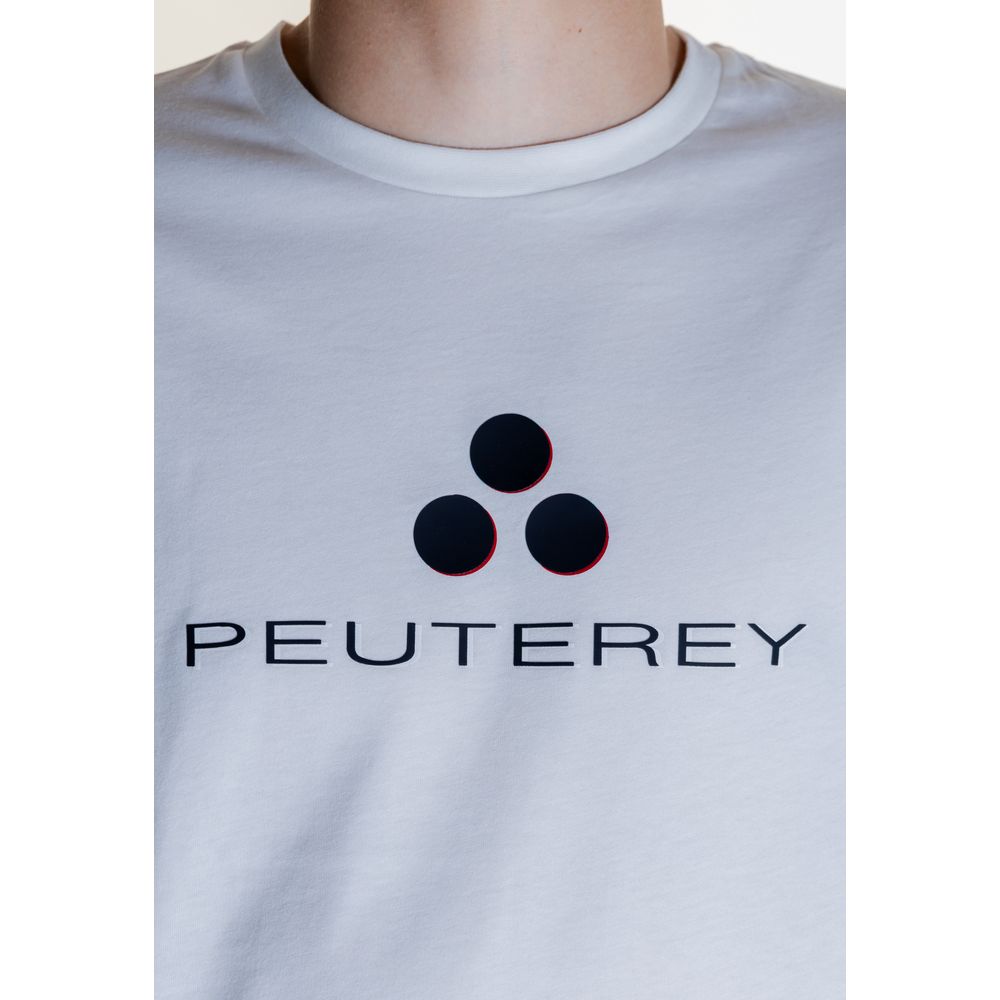 T-shirt in cotone bianco Peuterey