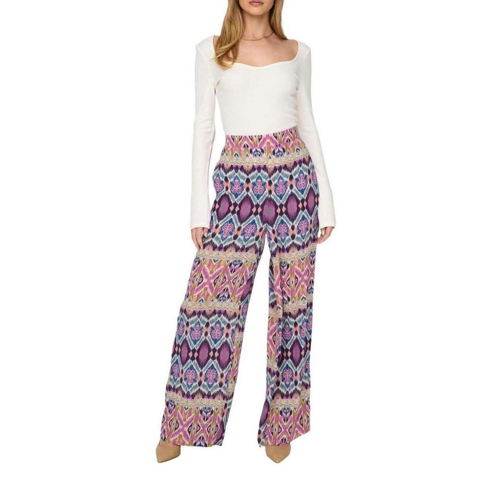 Only Multicolor Polyester Polyester Jeans & Pant