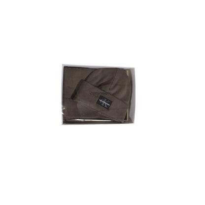 Calvin Klein Jeans Sciarpa di cotone marrone