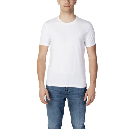 US POLO ASSN. T-shirt in cotone bianco