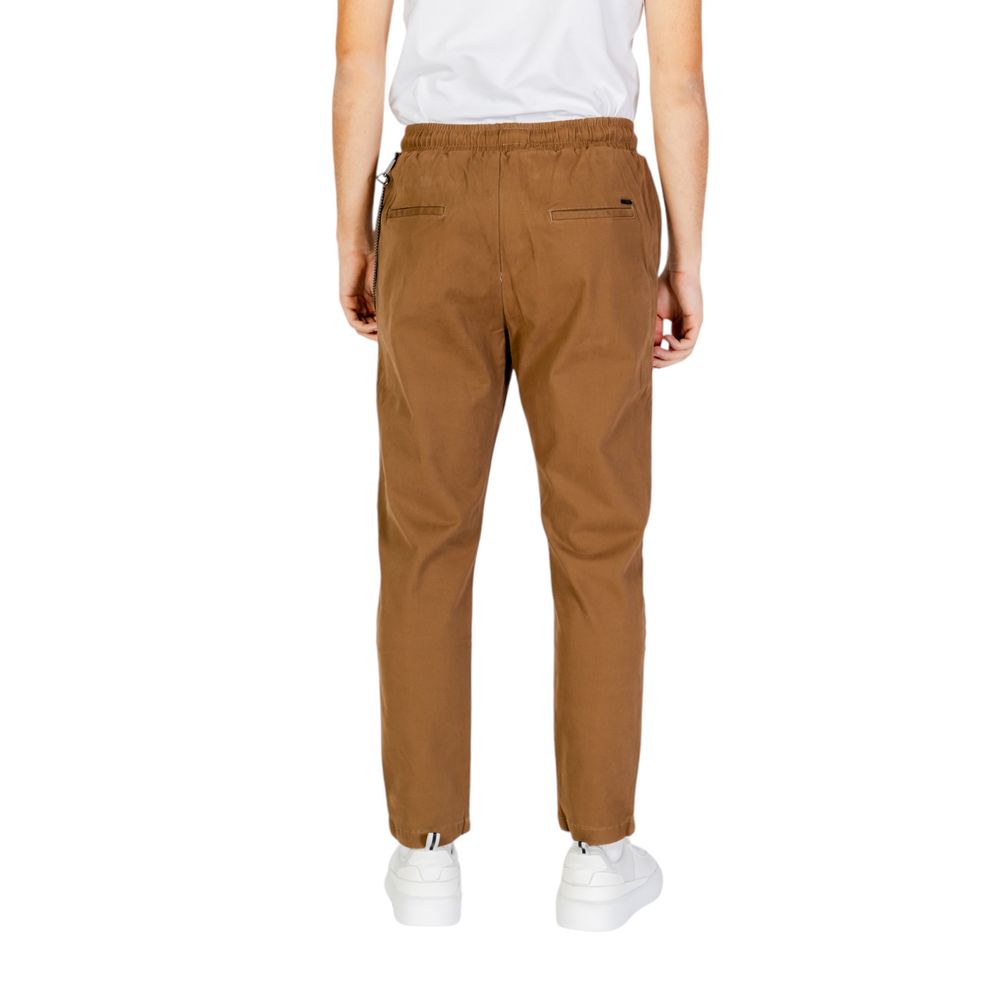 Gianni Lupo Jeans e Pantaloni in Cotone Marrone