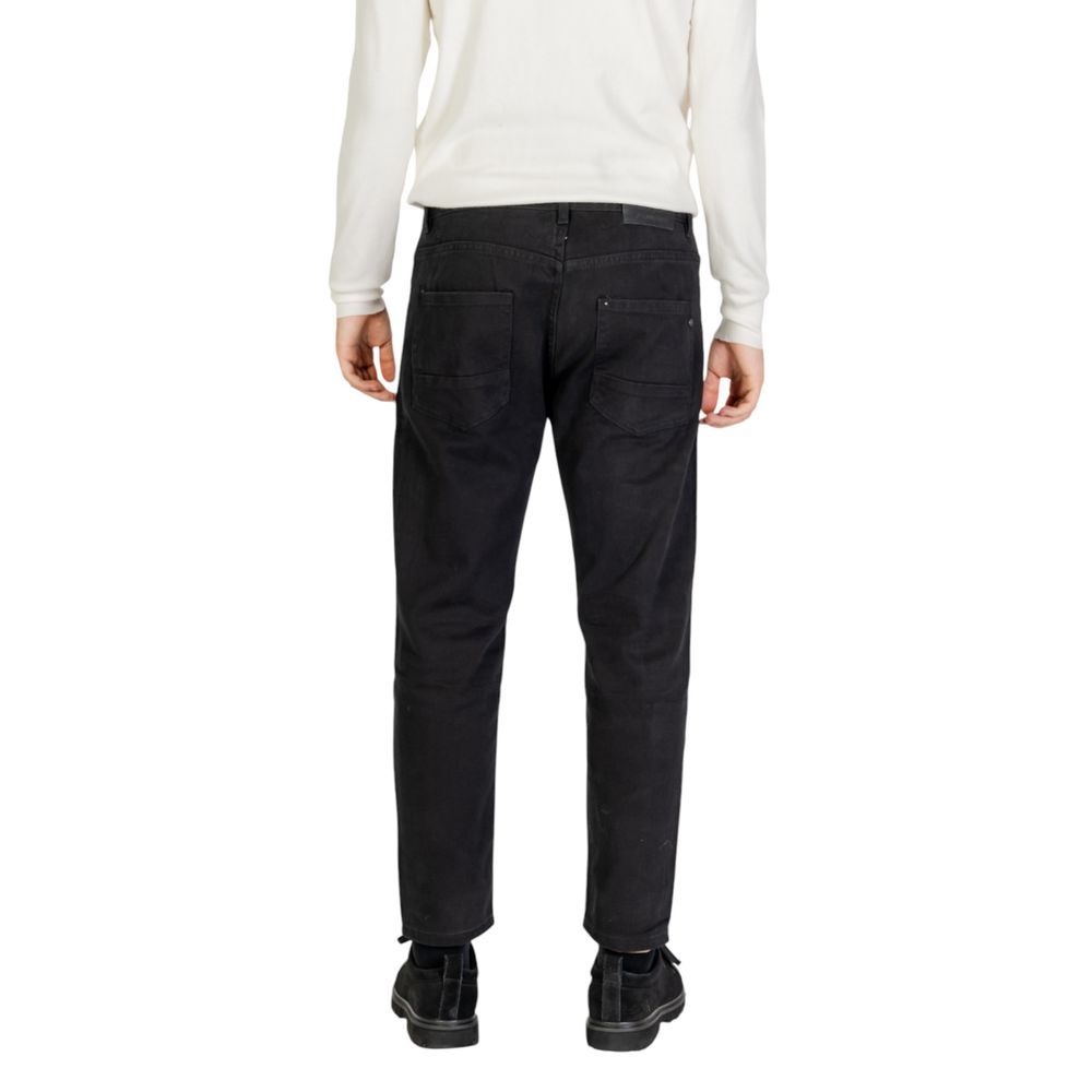 Gianni Lupo Jeans e Pantaloni in Cotone Nero