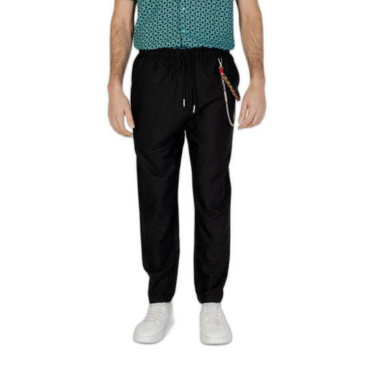 Gianni Lupo Jeans e Pantaloni Poliestere Neri