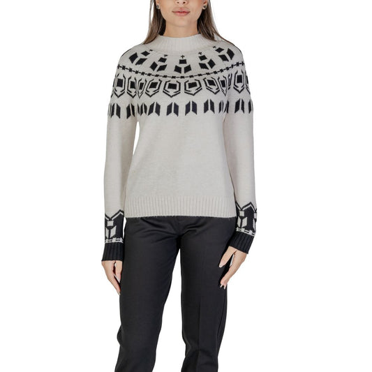 Maglione in cotone color crema Street One