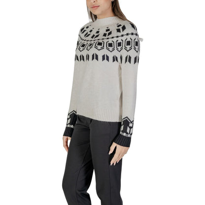 Maglione in cotone color crema Street One