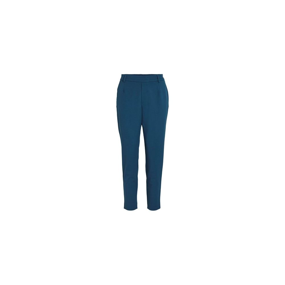 Vila Clothes Blue Polyester Jeans & Pant