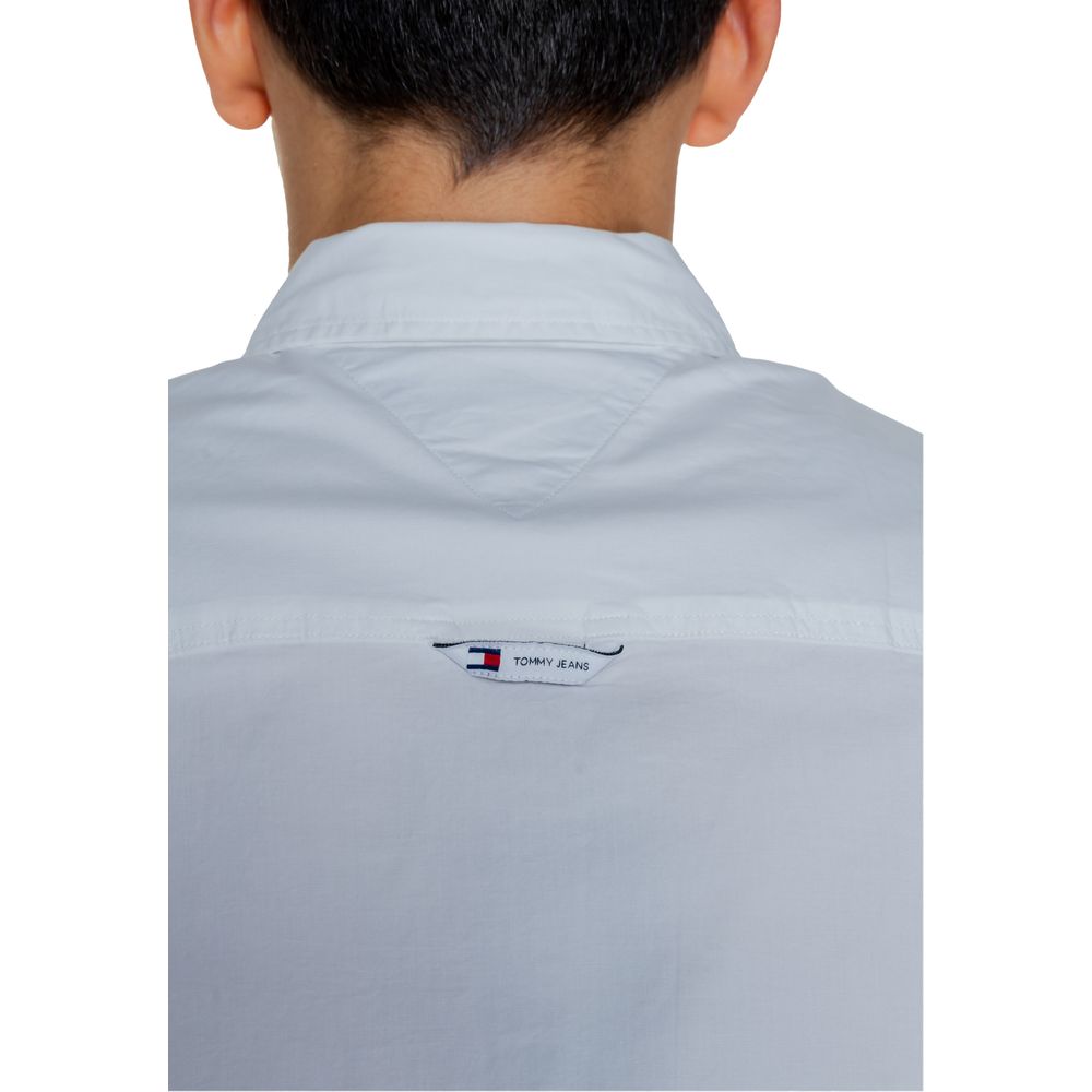 Tommy Hilfiger Jeans White Cotton Shirt