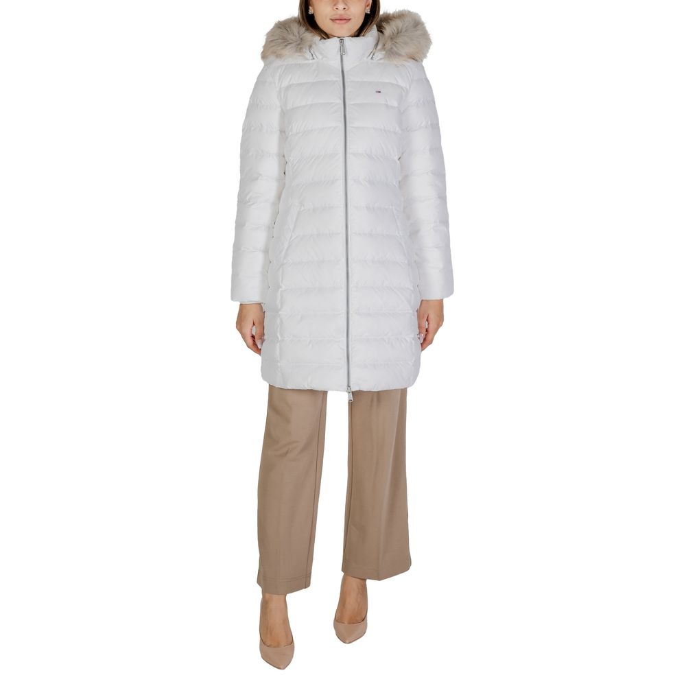 Tommy Hilfiger Jeans Bianco Poliestere Poliestere Giacche e Cappotti