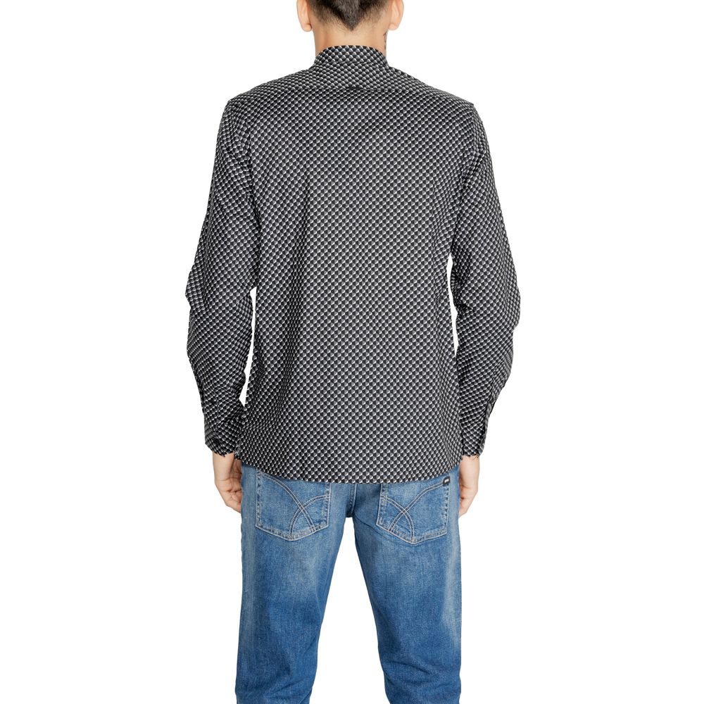 Antony Morato Gray Cotton Shirt