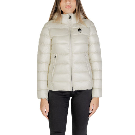 Blauer White Polyamide Jackets & Coat